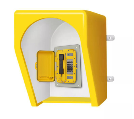 comprare cappuccio acustico del telefono all'aperto resistente alle intemperie di riduzione di rumore 24dB fabbricazione online