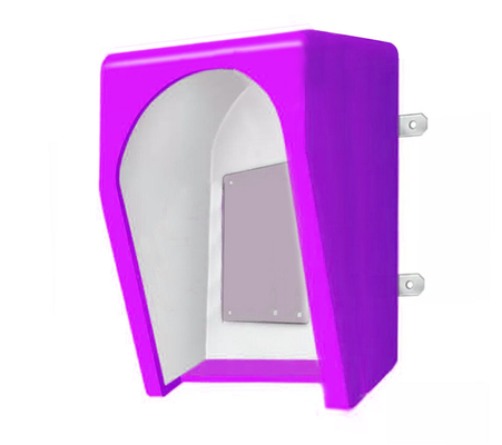 comprare Cappuccio acustico del telefono di Hood Telephone Booths Dustproof Acoustic del telefono resistente del vandalo fabbricazione online