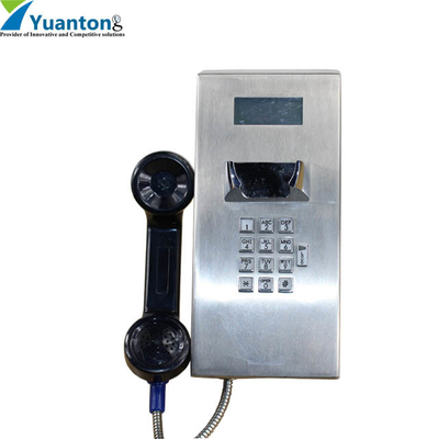 comprare Telefono pubblico d'acciaio laminato a freddo DC12V della prova del vandalo della linea diretta pieno duplex per la prigione fabbricazione online