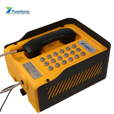 comprare Telefono resistente alle intemperie industriale della SORSATA IP67 di emergenza del tunnel con la tastiera di visione notturna fabbricazione online