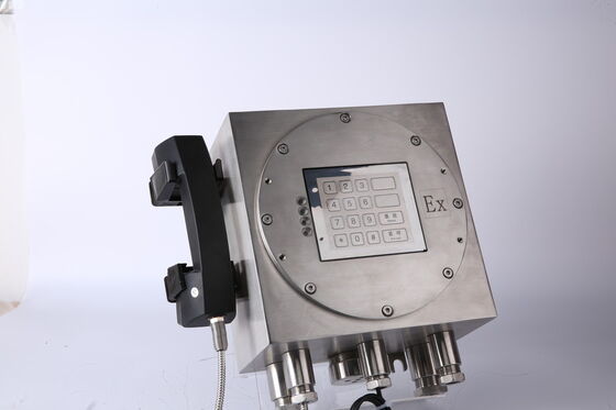 comprare Telefono a prova di esplosione con protezione IP66 contro l'ingresso, versioni analogiche e SIP e alloggiamento in lega di alluminio per ambienti pericolosi fabbricazione online