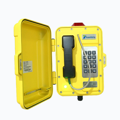 comprare Telefono analogico impermeabile industriale YT-DLSG30 PoE o 12VDC fabbricazione online