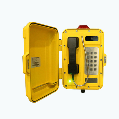 comprare 24VDC al telefono analogico impermeabile industriale 65VDC con la videocamera fabbricazione online