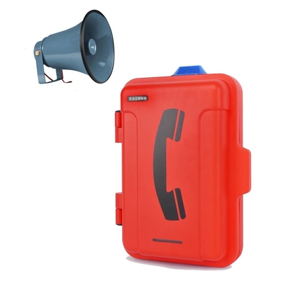 comprare Il telefono analogico industriale della luce d'avvertimento del montaggio della parete impermeabilizza per le linee telefoniche del PABX fabbricazione online