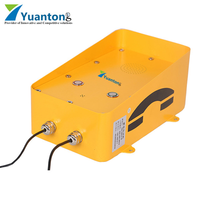 IP67 Telefono resistente alle intemperie con cancellazione del rumore opzionale e 30W Max Materiale di alloggiamento dell'altoparlante esterno DC 12V / AC 220V