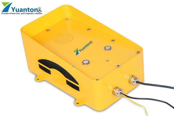 Dispositivi di comunicazione industriale POE opzionali con altoparlante 3W e tastiera in silicone o in acciaio inossidabile