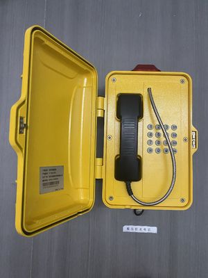 IP68 Analogue Industrial Weatherproof VoIP Outdoor Telephone con amplificatore incorporato di 30W max e POE opzionale