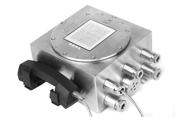 In acciaio inossidabile Industrial Flameproof Explosion proof Amplificatore per telefono incorporato 30W Max Voltage DC 12V / AC 220V