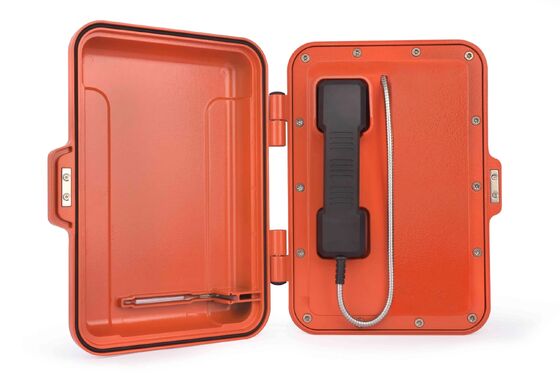 Telefono antideflagrante in lega di alluminio resistente con forte cancellazione del rumore e amplificatore integrato da 30W